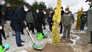 Karabük'te bin 750 fidan toprakla buluşturuldu