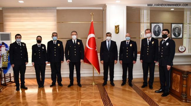 Emniyet Teşkilatından Vali Gürel’e Polis Haftası Ziyareti