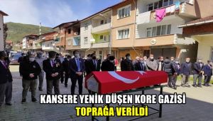 Kansere yenik düşen Kıbrıs Gazisi toprağa verildi