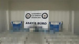Karabük'te 2 milyon 500 bin adet boş makaron ele geçirildi