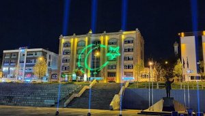 Karabük'te 23 Nisan kutlamaları lazer ışık gösterileri sona erdi