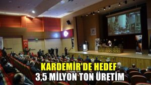 KARDEMİR'de hedef 3,5 milyon ton üretim