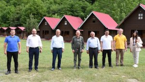 Genel Sekreter Uzun, komşu ilçede incelemelerde bulundu