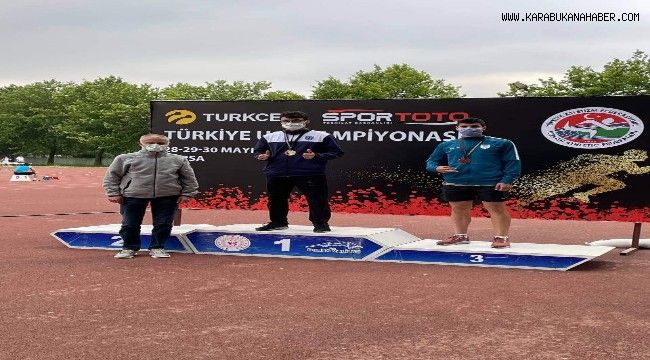 Karabüklü Taha Özal Türkiye Şampiyonu oldu.