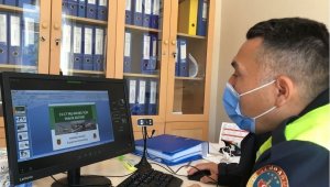 Trafik haftasında 355 öğrenciye uzaktan eğitim verildi