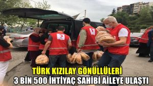 Türk Kızılay gönüllüleri 3 bin 500 ihtiyaç sahibi aileye ulaştı