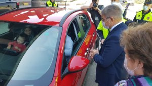 Vali Gürel, Trafik Haftası'nda kural ihlali yapan sürücüleri uyardı