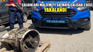 Çaldıkları malzemeyi satmaya çalışan 2 kişi yakalandı