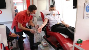 Jandarma teşkilatından kan bağışına destek