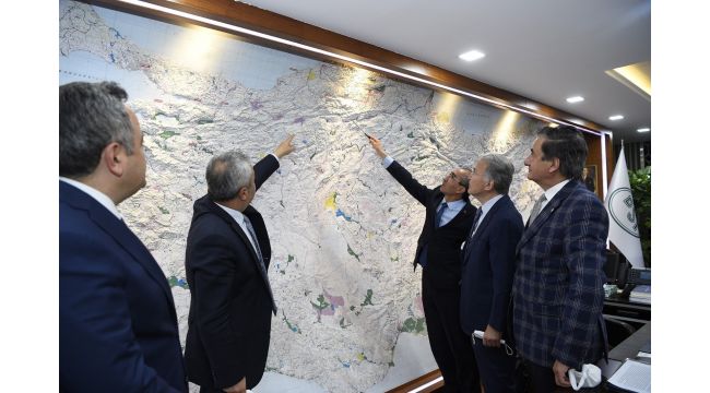Karabük heyeti DSİ Genel Müdürü Yıldız ile görüştü