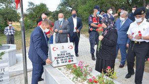 15 Temmuz Şehidi Barış Efe, kabri başında anıldı
