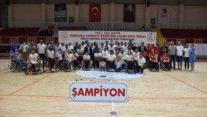 Demir Kartal GSK Tekerlekli Sandalye Basketbol Takımı namağlup şampiyon