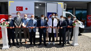 Japon hibe desteği ile alınan 'Gezici Sağlık Tarama Aracı' hizmete alındı
