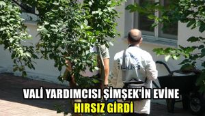 Vali Yardımcısı Şimşek'in evine hırsız girdi
