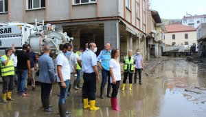 Başkan Köse afet bölgesinde incelemelerde bulundu