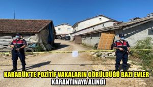 Karabük'te pozitif vakaların görüldüğü bazı evlerde karantina kararı