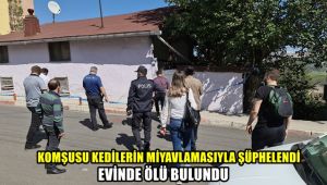Komşusu kedilerin miyavlamasıyla şüphelendi, evde ölü bulundu
