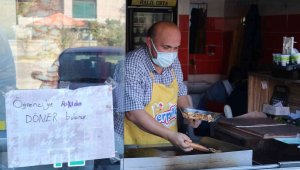 Hayırseverler 'Askıda Döner' uygulamasını devam ettiriyor