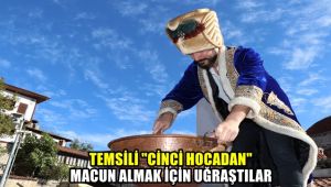 Temsili 'Cinci Hoca'dan macun almak için uğraştılar