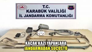 Kaçak kazı yapanlara Jandarma'dan suçüstü