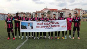 Selde kaybolan Eray için maça pankartla çıktılar