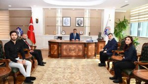 Vali Gürel'e teşekkür ziyareti