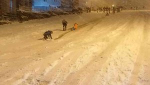 Karabük ve ilçelerinde eğitime kar engeli