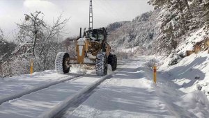 Karabük'te 141 köy yolu ulaşıma kapandı