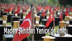 Maden Şehitleri Yenice'de anıldı