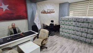 Erzurumlular Derneği'nden ramazan öncesi 400 adet yardım kolisi