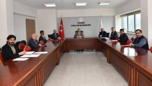 Haftalık değerlendirme toplantısı yapıldı