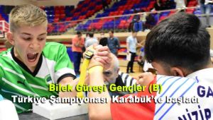 Bilek Güreşi Gençler Türkiye Şampiyonası Karabük'te başladı