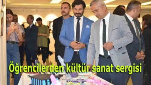 Öğrencilerden kültür sanat sergisi