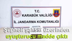 Şüpheli şahsın üzerinden uyuşturucu madde çıktı