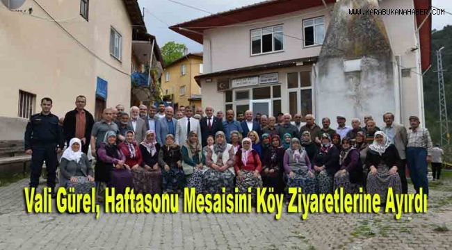 Vali Gürel, Haftasonu Mesaisini Köy Ziyaretlerine Ayırdı