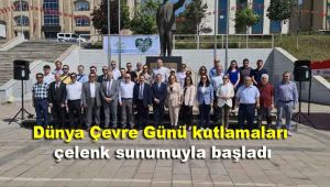 Dünya Çevre Günü kutlamaları çelenk sunumuyla başladı