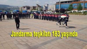 Jandarma teşkilatı 183 yaşında