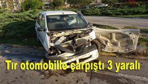 Karabük'te tır otomobille çarpıştı: 3 yaralı