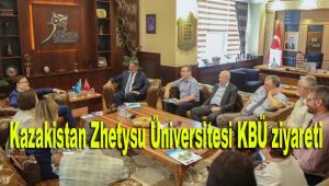 Kazakistan Zhetysu Üniversitesi KBÜ ziyareti