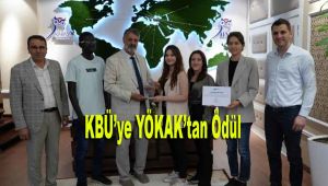 KBÜ'ye YÖKAK'tan Ödül