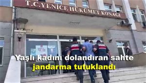 Yaşlı kadını dolandıran sahte jandarma tutuklandı