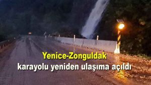 Yenice-Zonguldak karayolu yeniden ulaşıma açıldı