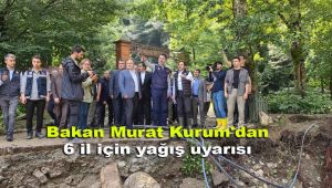 Bakan Murat Kurum'dan 6 il için yağış uyarısı