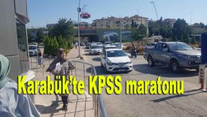 Karabük'te KPSS maratonu