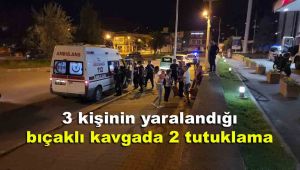 3 kişinin yaralandığı bıçaklı kavgada 2 tutuklama