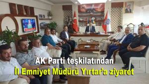 AK Parti teşkilatından İl Emniyet Müdürü Yırtar'a ziyaret