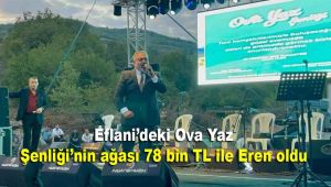 Eflani'deki Ova Yaz Şenliği'nin ağası 78 bin TL ile Eren oldu