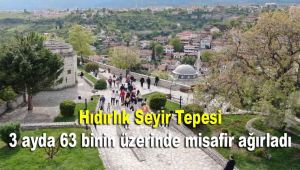 Manzarasıyla hayran bırakan Hıdırlık Seyir Tepesi 3 ayda 63 binin üzerinde misafir ağırladı