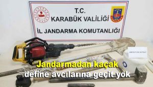 Jandarmadan kaçak define avcılarına geçit yok