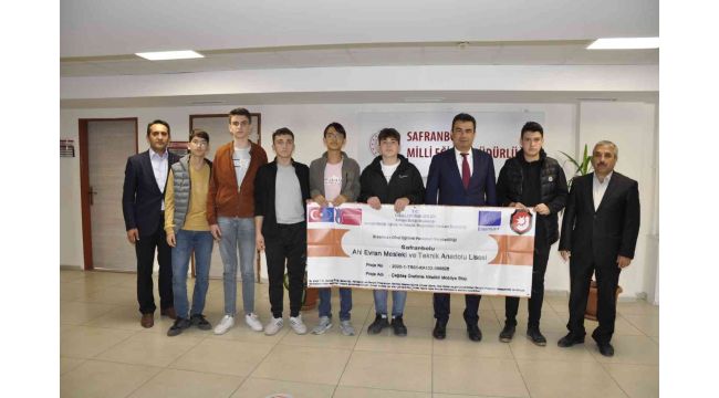 Safranbolu'da Meslek Lisesi öğrencileri Avrupa'ya yolcusu